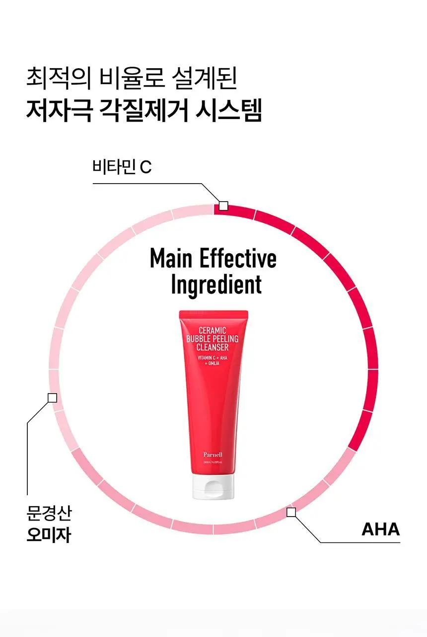[혁명템] 파넬 아하 오미자 도자기 버블 필링 클렌저 180ml 상세페이지 18